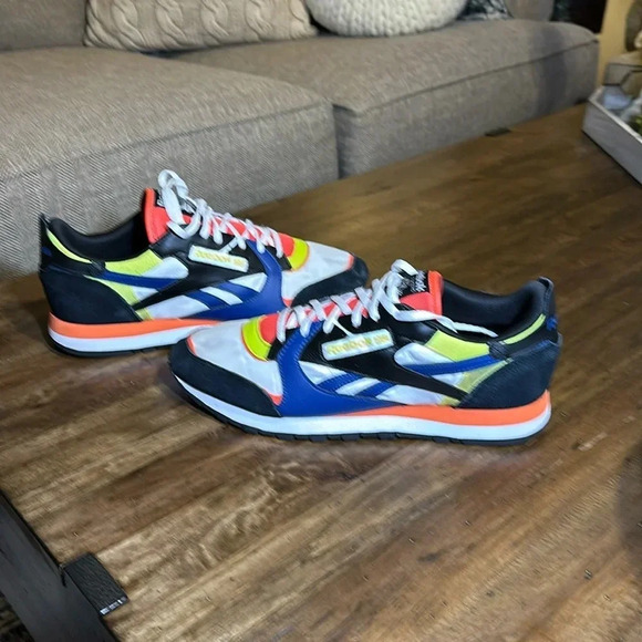 REEBOK Men Classic Leather Course Running A Pied GX2846 Multi SZ 12 Sneaker/Shoe - Picture 4 of 17